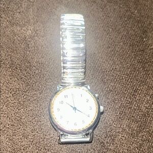 Vintage lords Prayer Silver and Gold Tone Watch